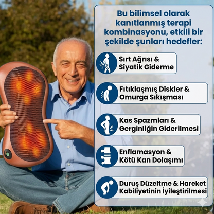 RelivoxTr - Çok Fonksiyonlu Masaj Yastığı
