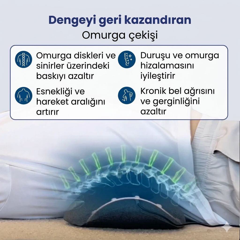 RelivoxTr - Çok Fonksiyonlu Masaj Yastığı